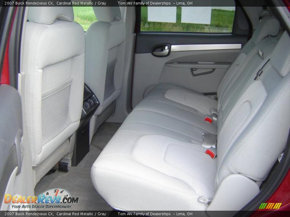 2007 Buick Rendezvous CX Cardinal Red Metallic / Gray Photo #10