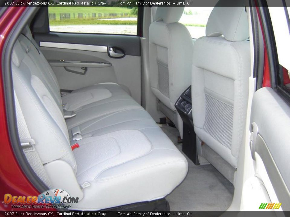 2007 Buick Rendezvous CX Cardinal Red Metallic / Gray Photo #12
