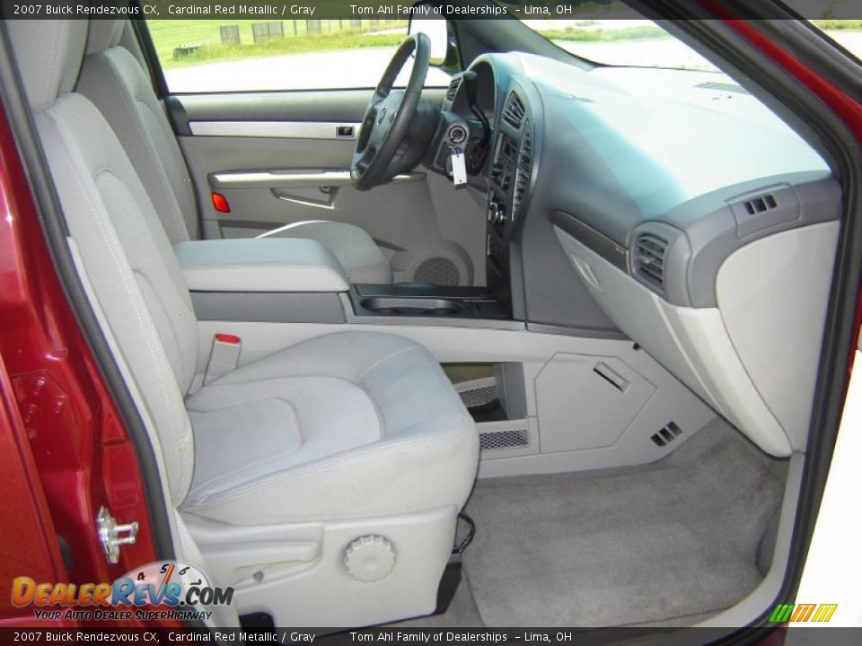 2007 Buick Rendezvous CX Cardinal Red Metallic / Gray Photo #13