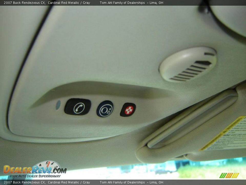 2007 Buick Rendezvous CX Cardinal Red Metallic / Gray Photo #16
