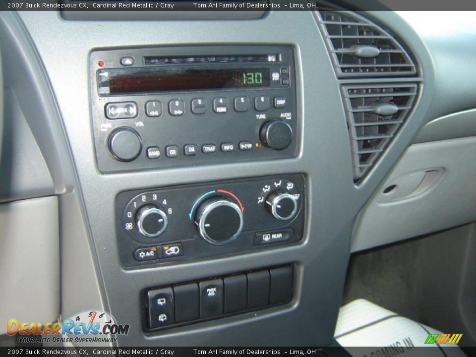 2007 Buick Rendezvous CX Cardinal Red Metallic / Gray Photo #17