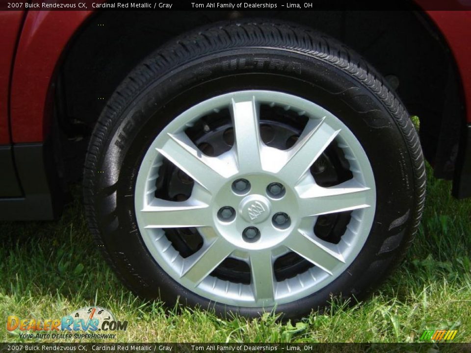 2007 Buick Rendezvous CX Cardinal Red Metallic / Gray Photo #18