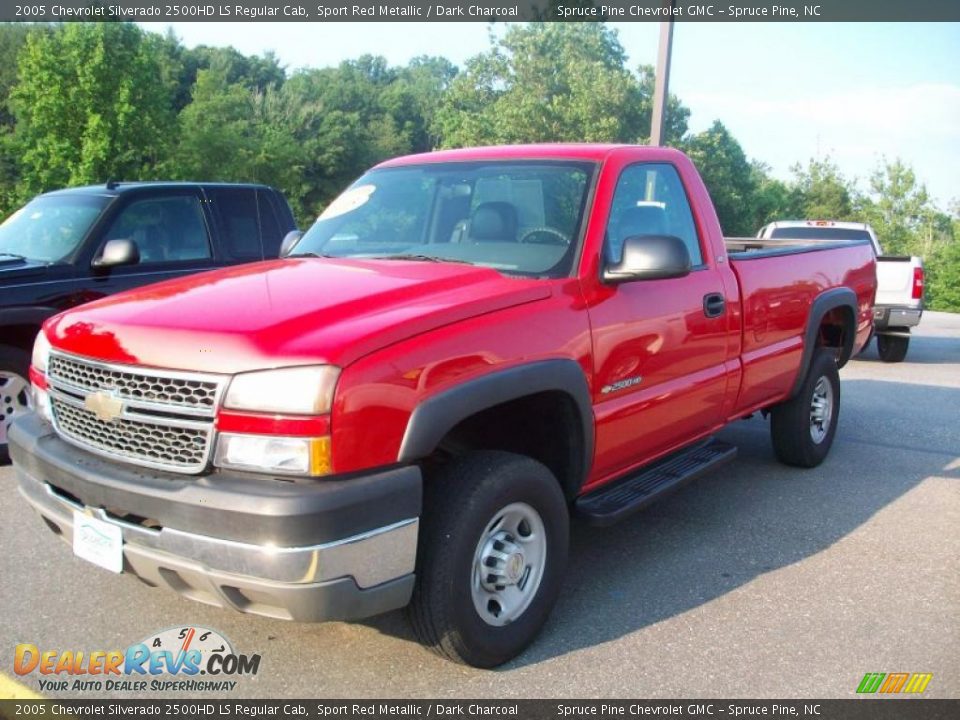 2005 Chevrolet Silverado 2500HD LS Regular Cab Sport Red Metallic / Dark Charcoal Photo #1