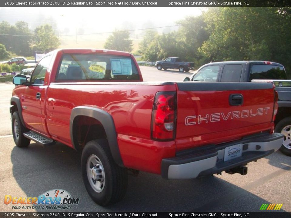 2005 Chevrolet Silverado 2500HD LS Regular Cab Sport Red Metallic / Dark Charcoal Photo #2
