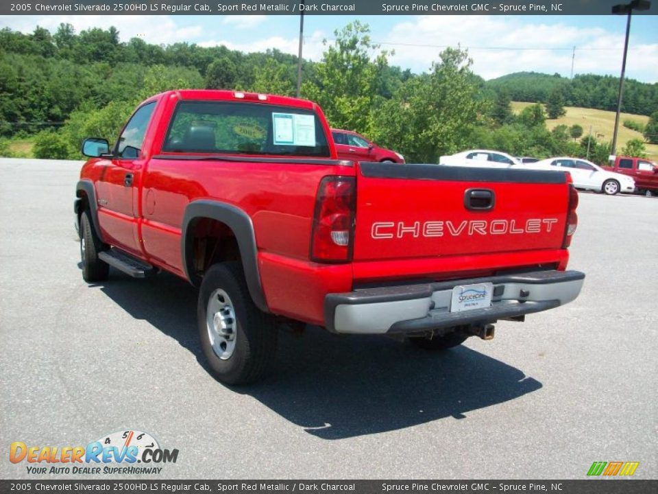 2005 Chevrolet Silverado 2500HD LS Regular Cab Sport Red Metallic / Dark Charcoal Photo #6