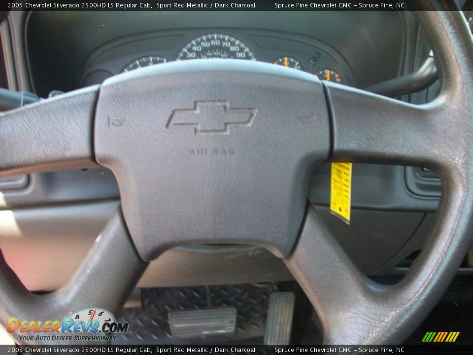 2005 Chevrolet Silverado 2500HD LS Regular Cab Sport Red Metallic / Dark Charcoal Photo #12