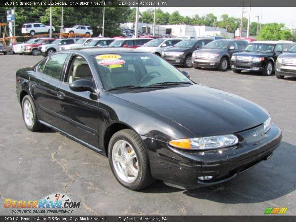 2001 Oldsmobile Alero GLS Sedan Onyx Black / Neutral Photo #5