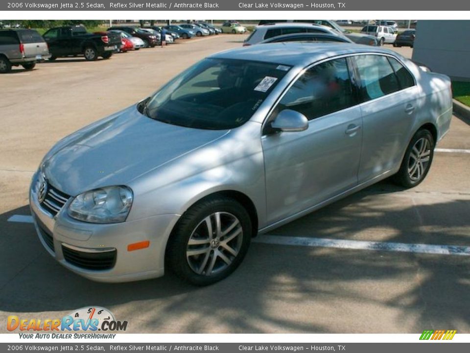 2006 Volkswagen Jetta 2.5 Sedan Reflex Silver Metallic / Anthracite Black Photo #3