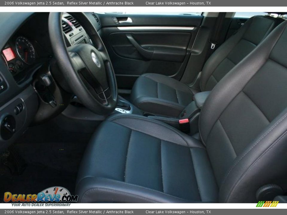 2006 Volkswagen Jetta 2.5 Sedan Reflex Silver Metallic / Anthracite Black Photo #5