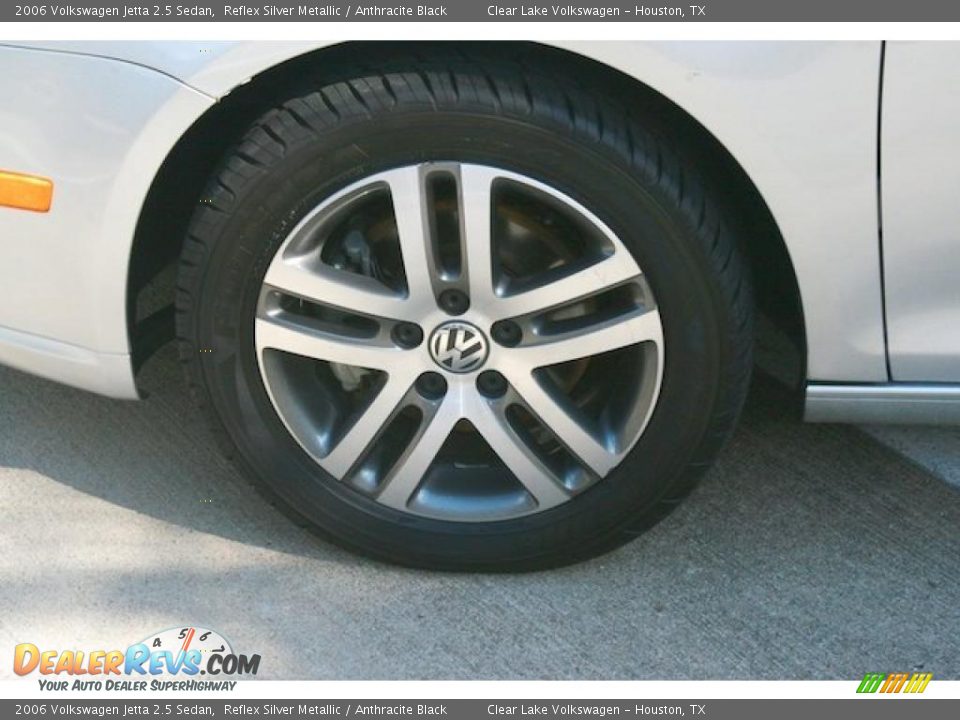 2006 Volkswagen Jetta 2.5 Sedan Reflex Silver Metallic / Anthracite Black Photo #27