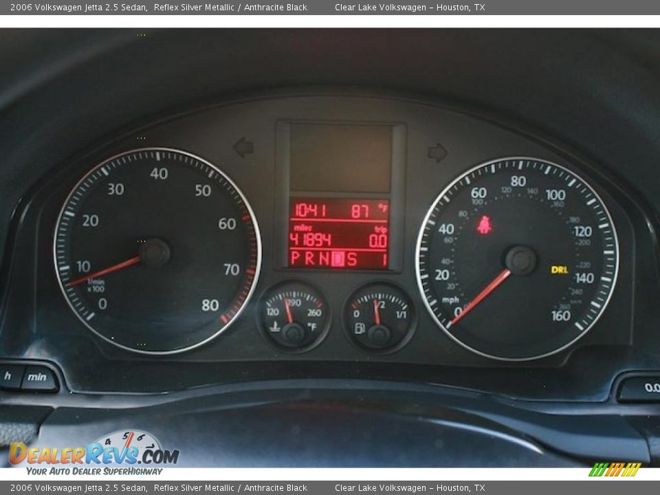 2006 Volkswagen Jetta 2.5 Sedan Reflex Silver Metallic / Anthracite Black Photo #33