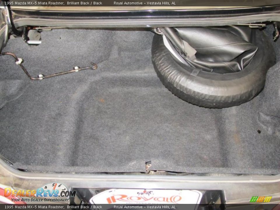 1995 Mazda MX-5 Miata Roadster Brilliant Black / Black Photo #18