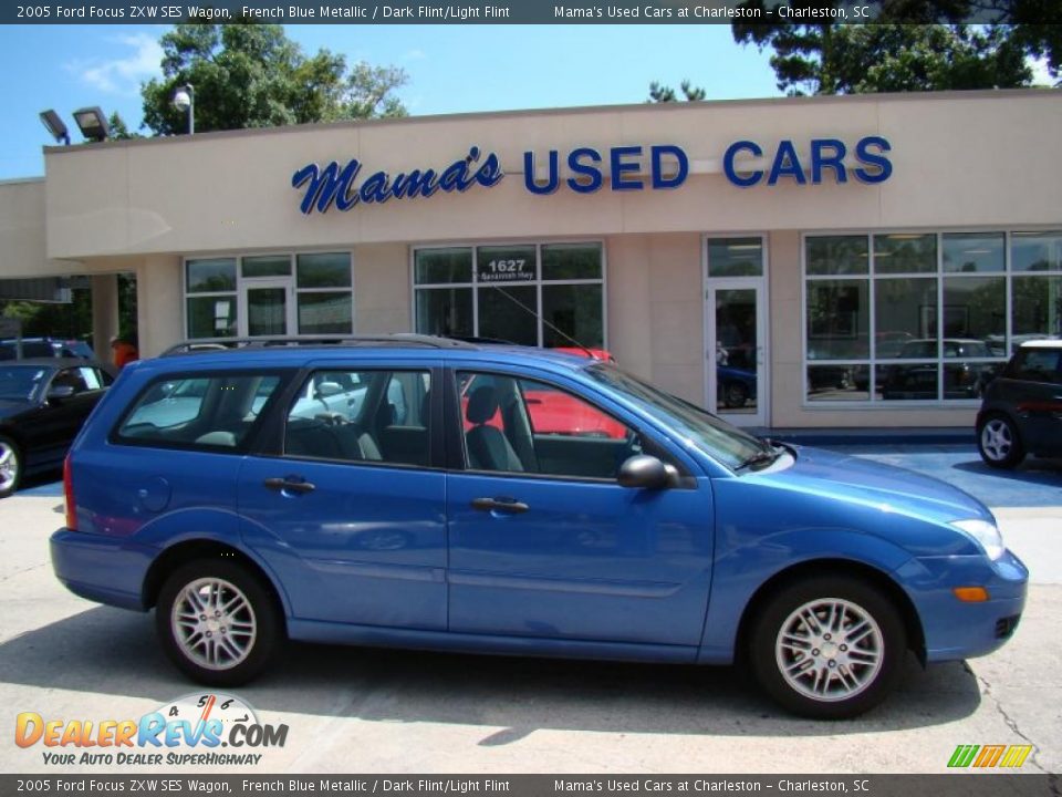 2005 Ford Focus ZXW SES Wagon French Blue Metallic / Dark Flint/Light Flint Photo #1
