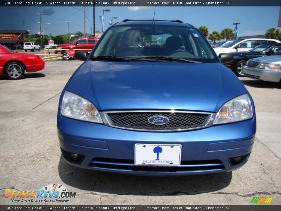 2005 Ford Focus ZXW SES Wagon French Blue Metallic / Dark Flint/Light Flint Photo #3