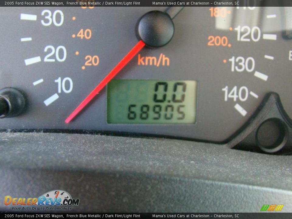 2005 Ford Focus ZXW SES Wagon French Blue Metallic / Dark Flint/Light Flint Photo #23