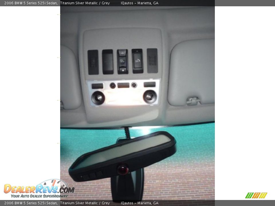 2006 BMW 5 Series 525i Sedan Titanium Silver Metallic / Grey Photo #30