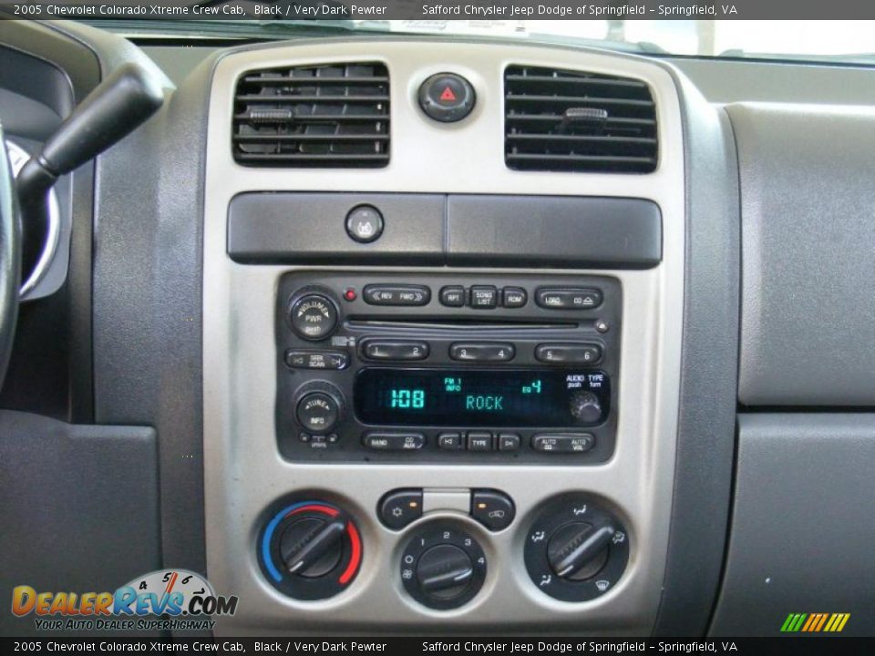 2005 Chevrolet Colorado Xtreme Crew Cab Black / Very Dark Pewter Photo #27