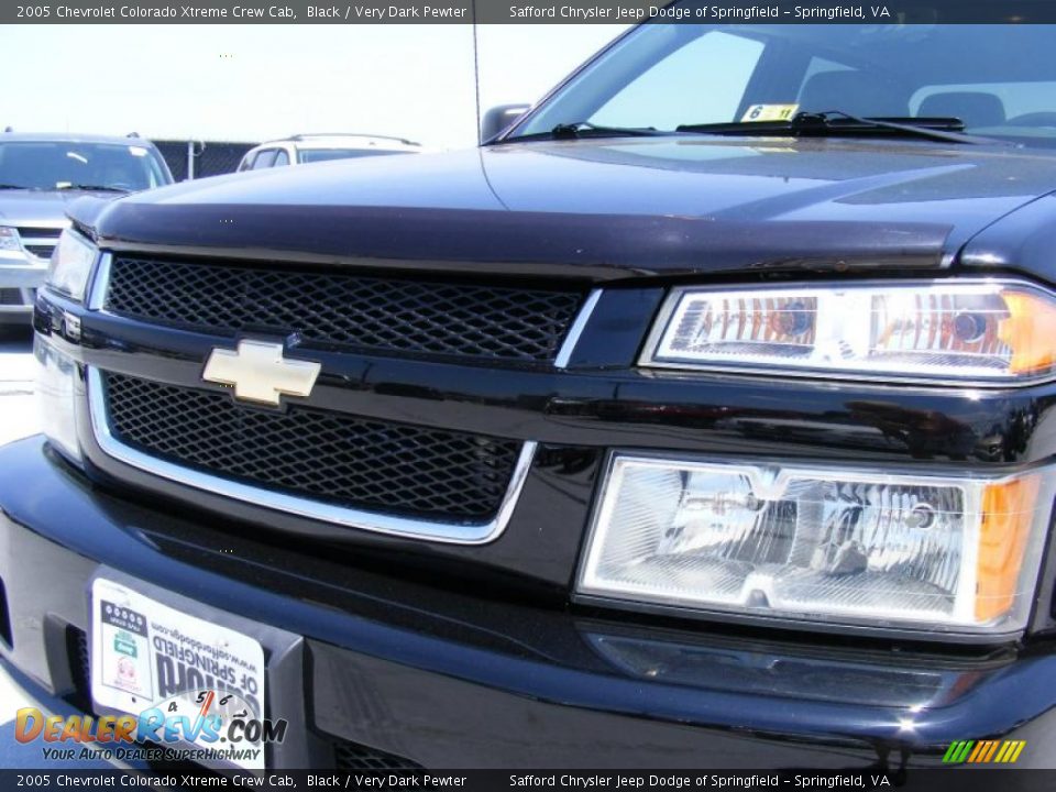 2005 Chevrolet Colorado Xtreme Crew Cab Black / Very Dark Pewter Photo #33