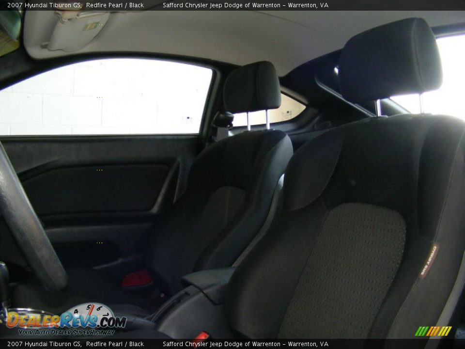 2007 Hyundai Tiburon GS Redfire Pearl / Black Photo #15