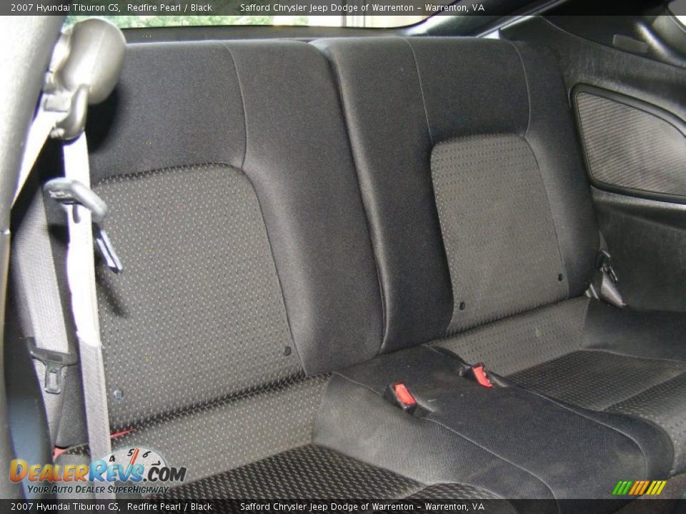 2007 Hyundai Tiburon GS Redfire Pearl / Black Photo #22
