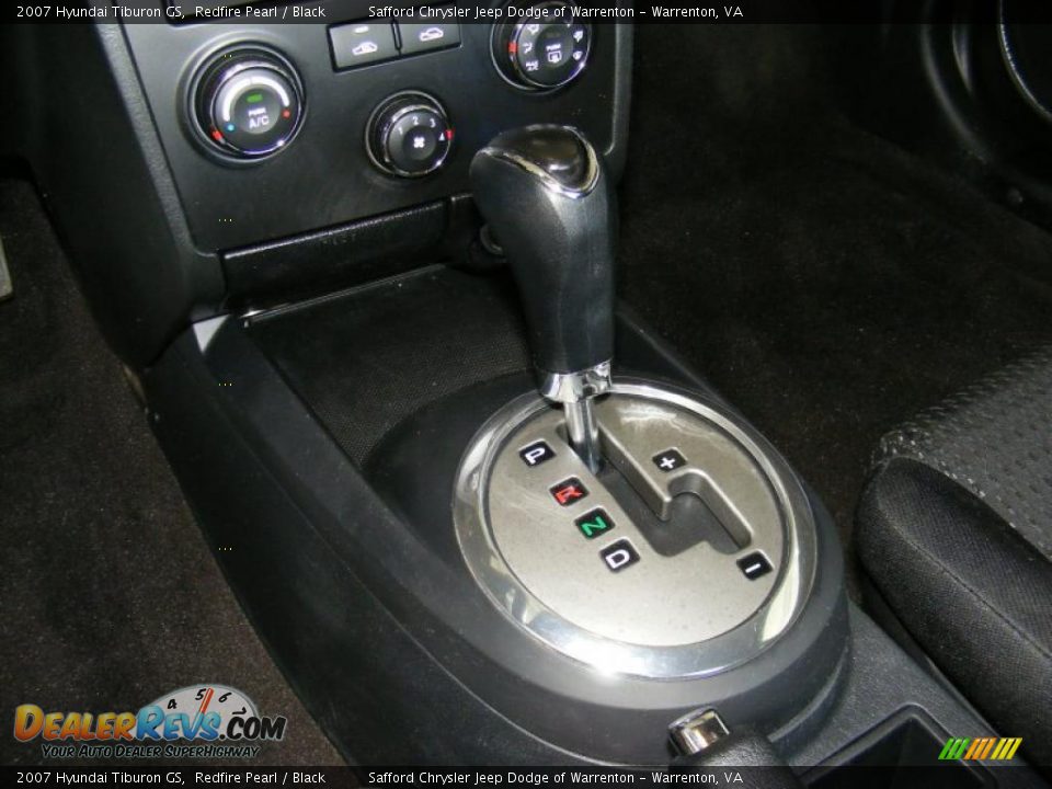 2007 Hyundai Tiburon GS Redfire Pearl / Black Photo #24