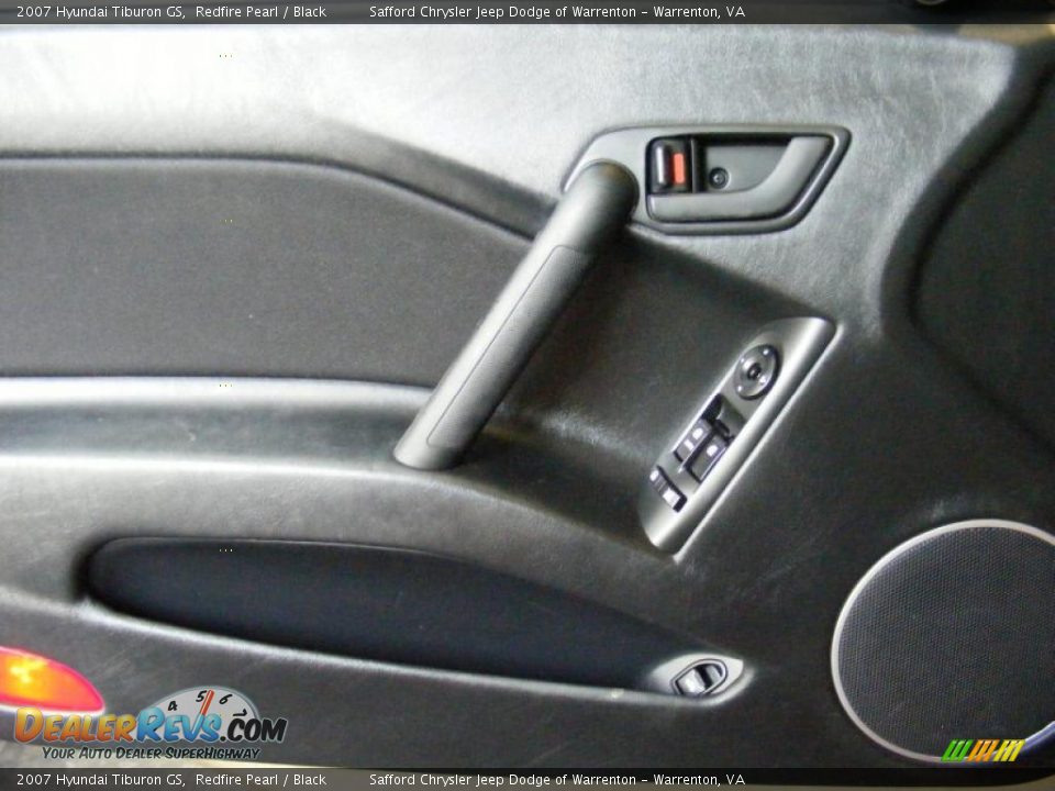 2007 Hyundai Tiburon GS Redfire Pearl / Black Photo #26