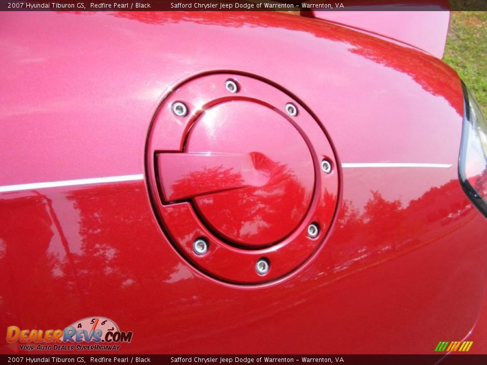 2007 Hyundai Tiburon GS Redfire Pearl / Black Photo #27