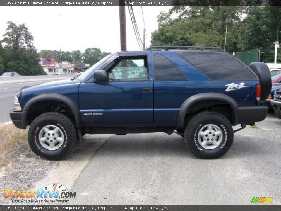 1999 Chevrolet Blazer ZR2 4x4 Indigo Blue Metallic / Graphite Photo #4