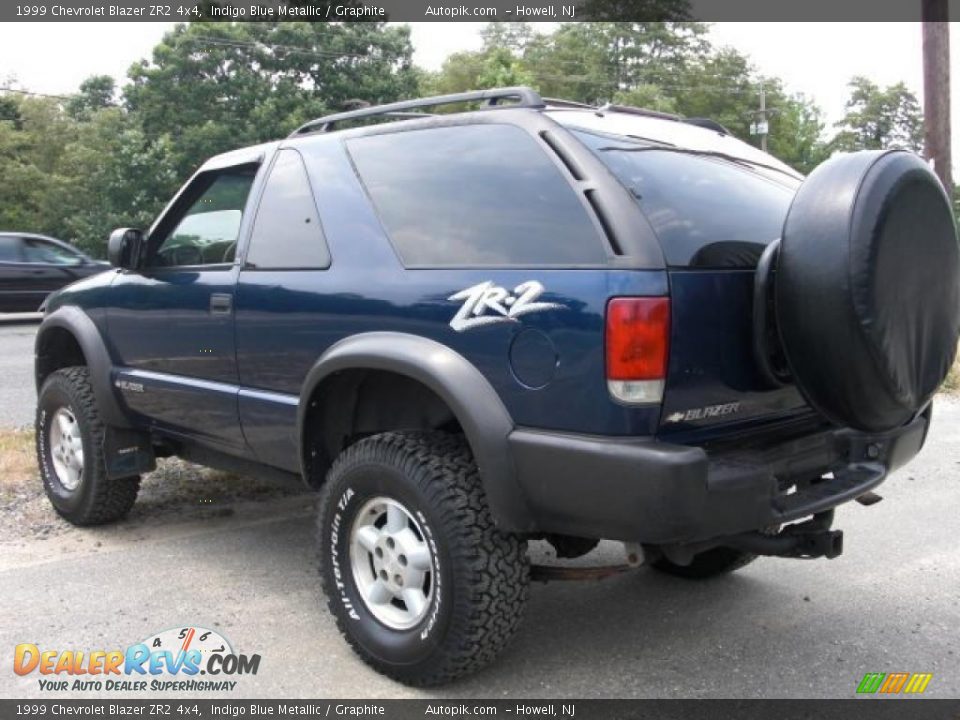 1999 Chevrolet Blazer ZR2 4x4 Indigo Blue Metallic / Graphite Photo #5