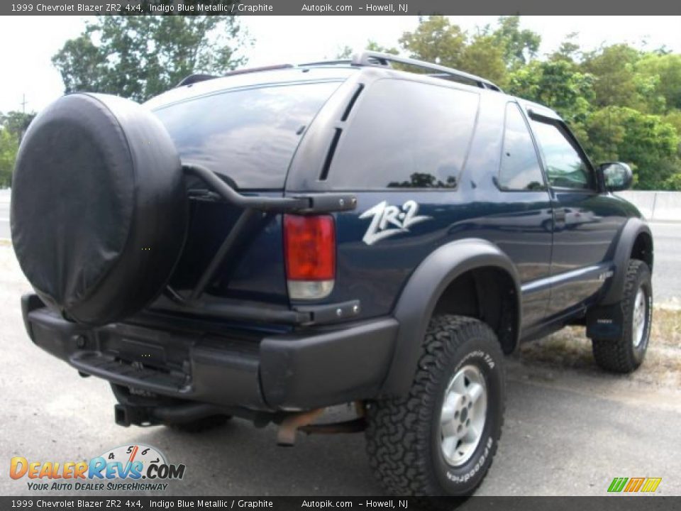 1999 Chevrolet Blazer ZR2 4x4 Indigo Blue Metallic / Graphite Photo #7