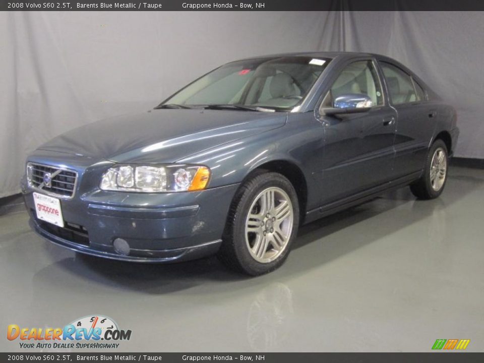 2008 Volvo S60 2.5T Barents Blue Metallic / Taupe Photo #1