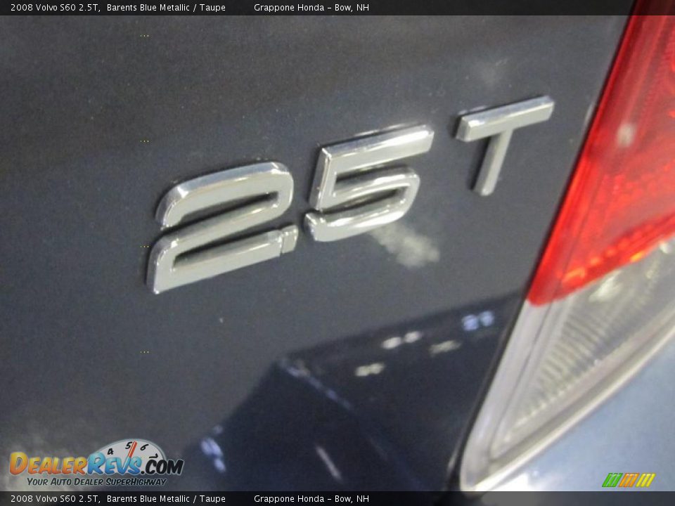2008 Volvo S60 2.5T Barents Blue Metallic / Taupe Photo #3