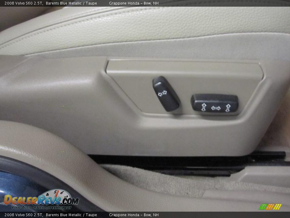 2008 Volvo S60 2.5T Barents Blue Metallic / Taupe Photo #9