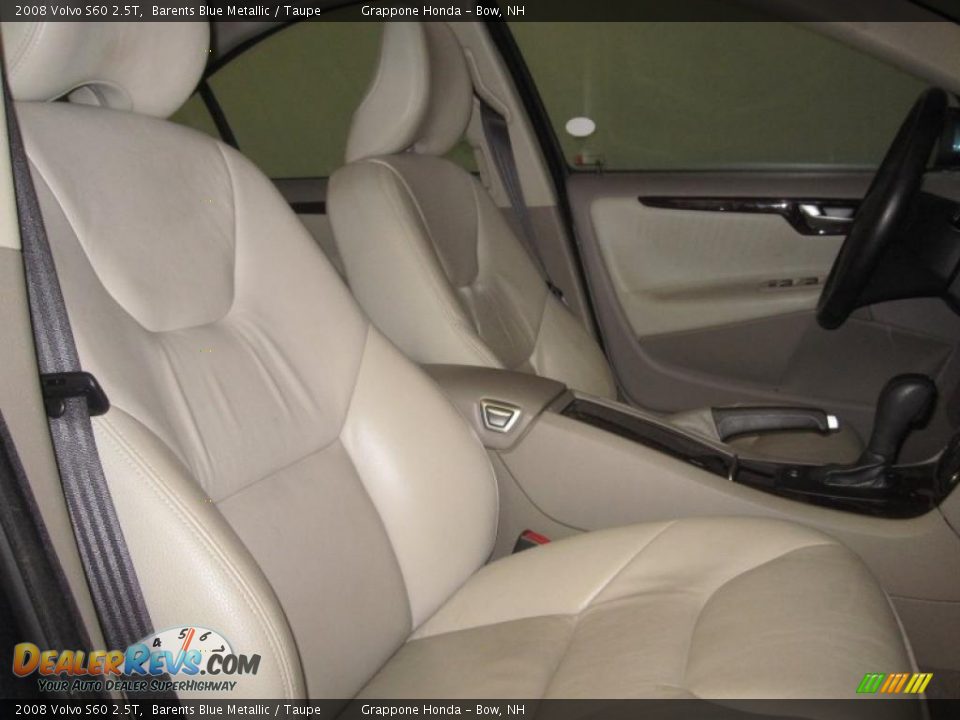 2008 Volvo S60 2.5T Barents Blue Metallic / Taupe Photo #10