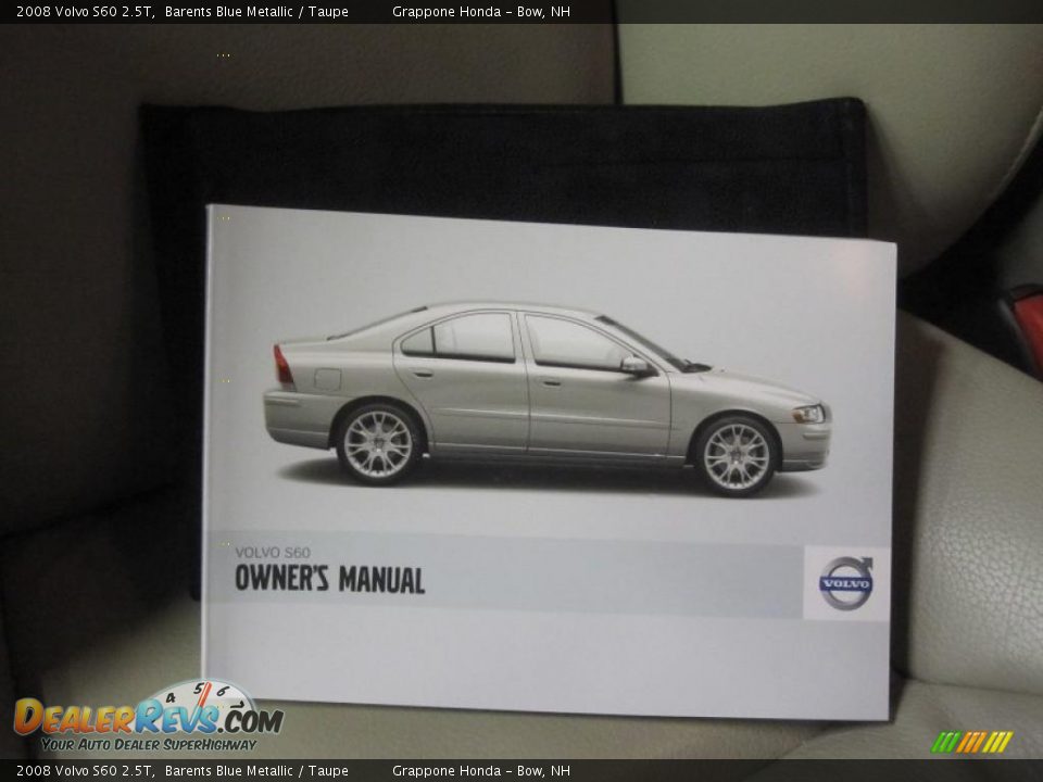 2008 Volvo S60 2.5T Barents Blue Metallic / Taupe Photo #11