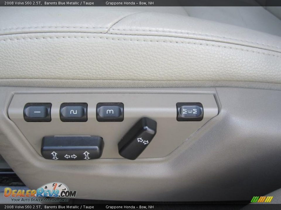 2008 Volvo S60 2.5T Barents Blue Metallic / Taupe Photo #12