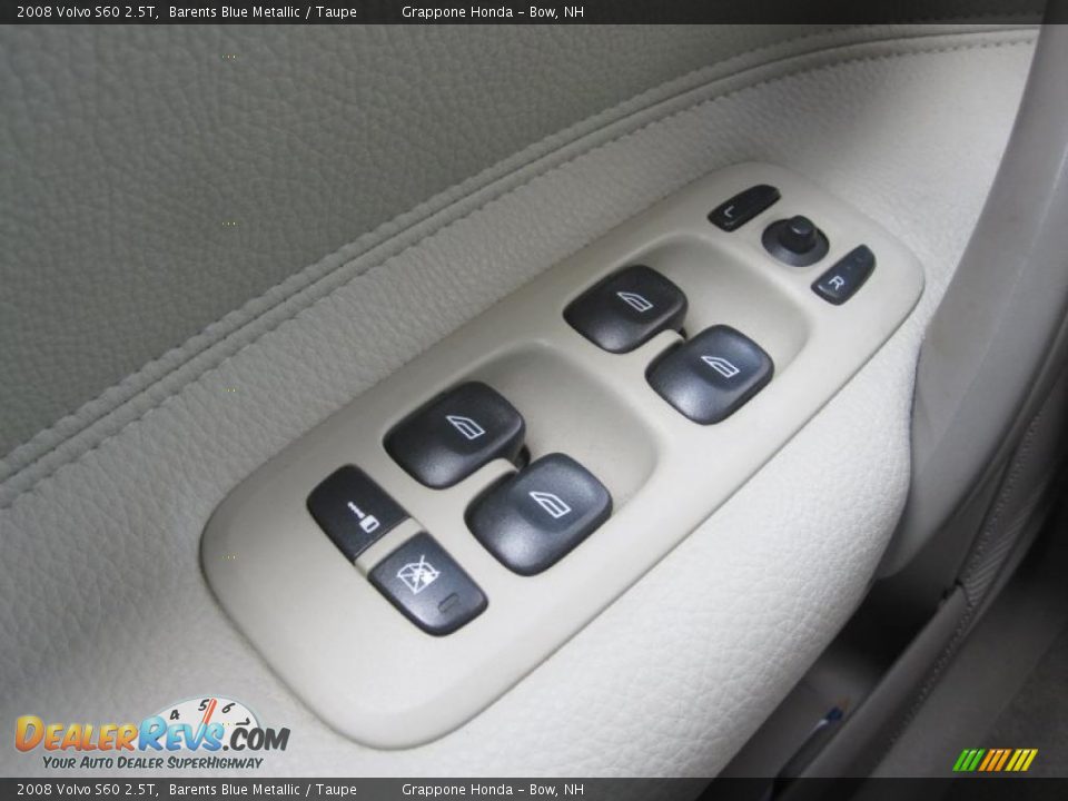 2008 Volvo S60 2.5T Barents Blue Metallic / Taupe Photo #13