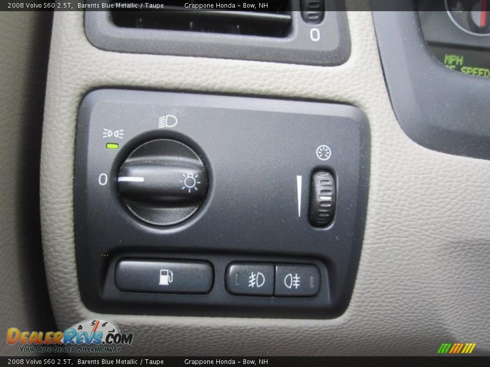2008 Volvo S60 2.5T Barents Blue Metallic / Taupe Photo #14