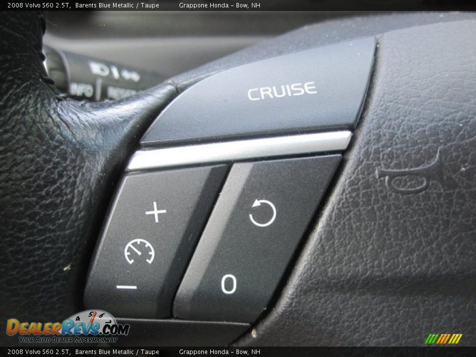 2008 Volvo S60 2.5T Barents Blue Metallic / Taupe Photo #15