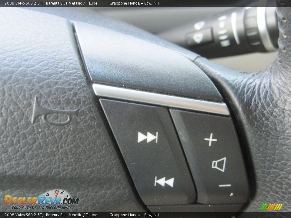 2008 Volvo S60 2.5T Barents Blue Metallic / Taupe Photo #16