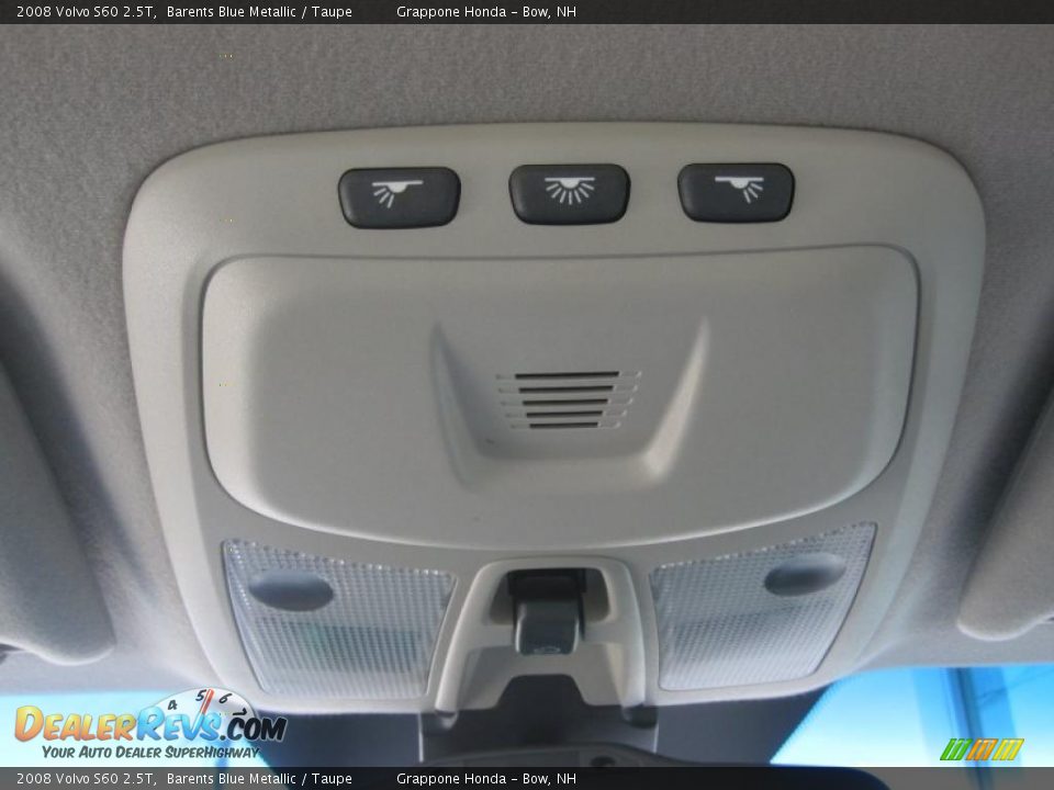 2008 Volvo S60 2.5T Barents Blue Metallic / Taupe Photo #18
