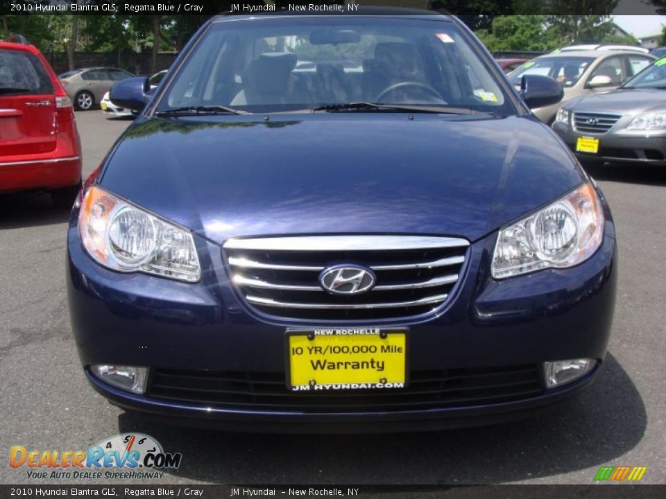 2010 Hyundai Elantra GLS Regatta Blue / Gray Photo #2