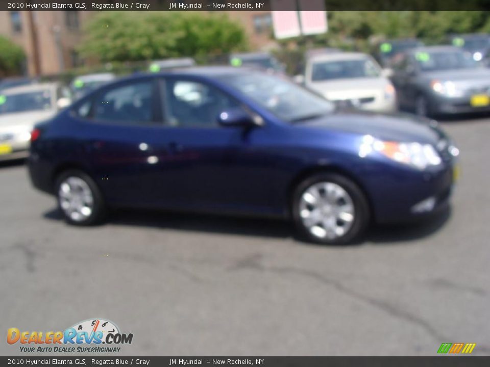 2010 Hyundai Elantra GLS Regatta Blue / Gray Photo #4