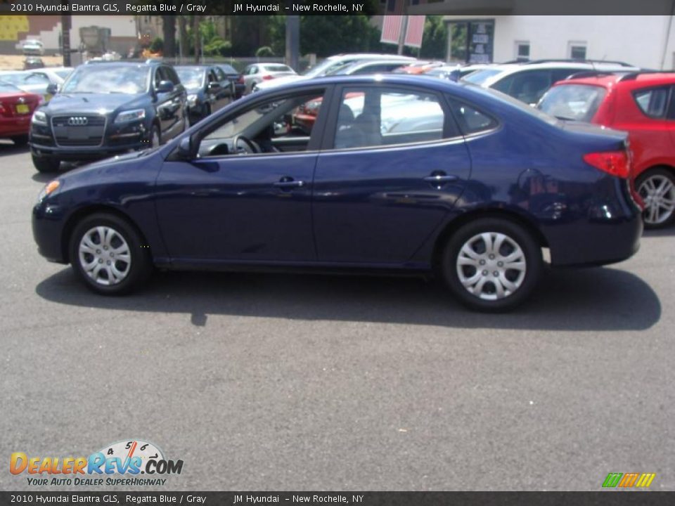 2010 Hyundai Elantra GLS Regatta Blue / Gray Photo #8