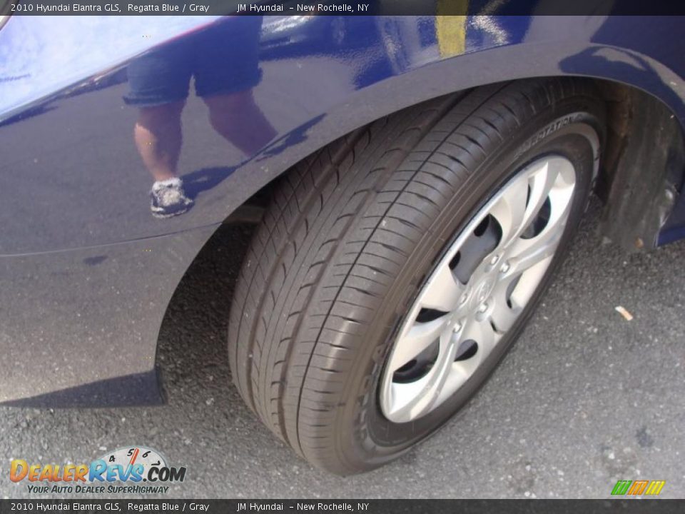 2010 Hyundai Elantra GLS Regatta Blue / Gray Photo #10