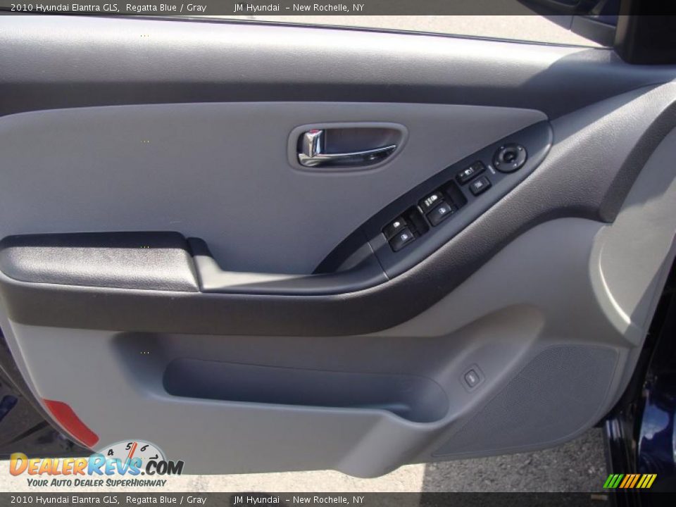 2010 Hyundai Elantra GLS Regatta Blue / Gray Photo #11
