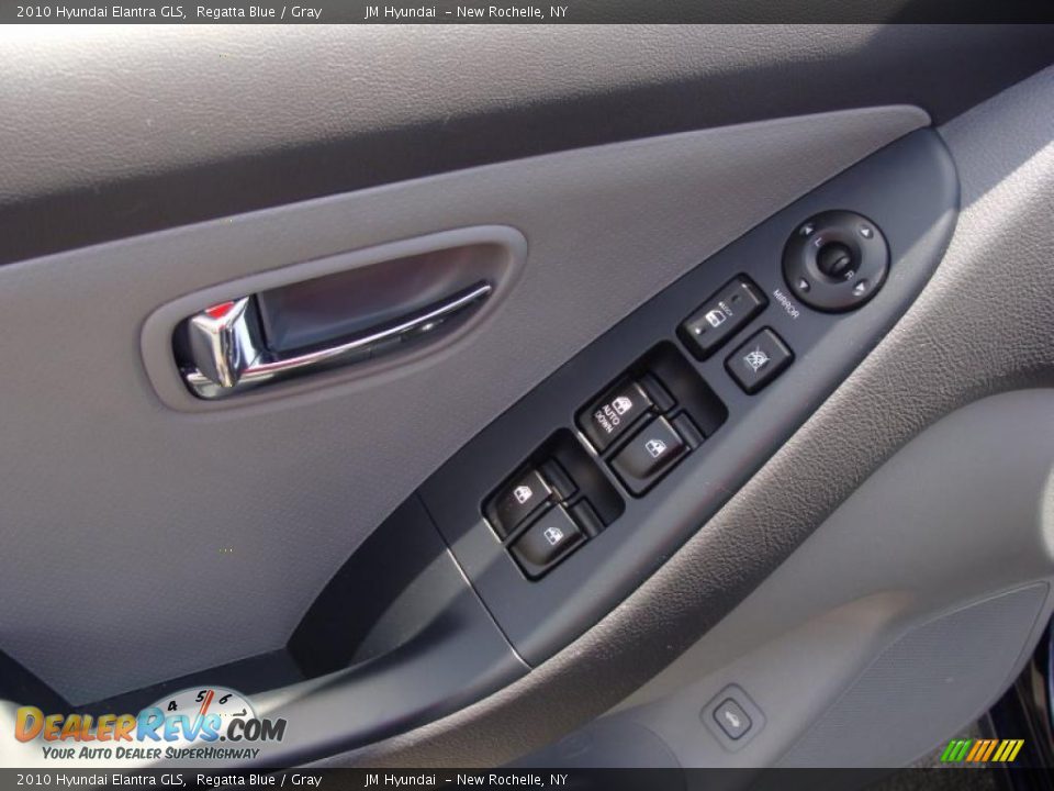 2010 Hyundai Elantra GLS Regatta Blue / Gray Photo #12