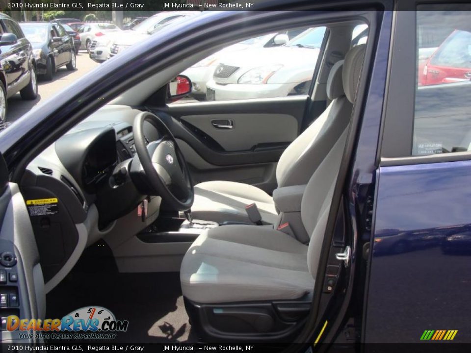 2010 Hyundai Elantra GLS Regatta Blue / Gray Photo #13