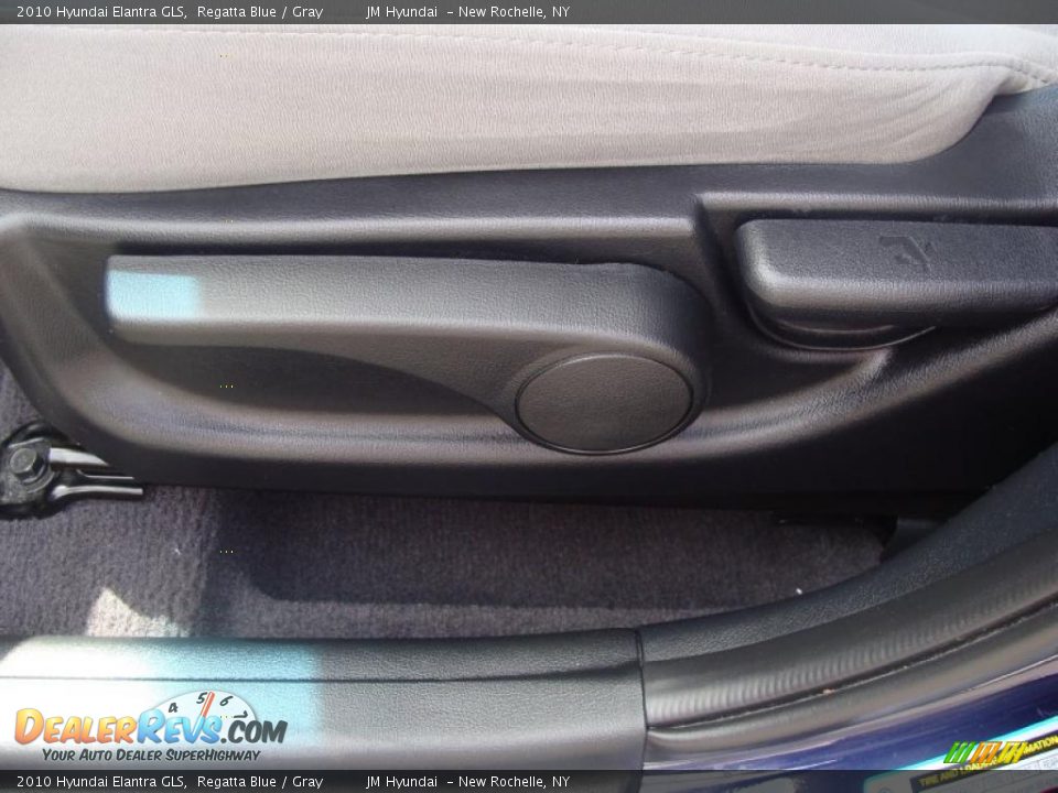 2010 Hyundai Elantra GLS Regatta Blue / Gray Photo #14