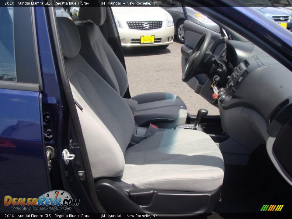 2010 Hyundai Elantra GLS Regatta Blue / Gray Photo #16